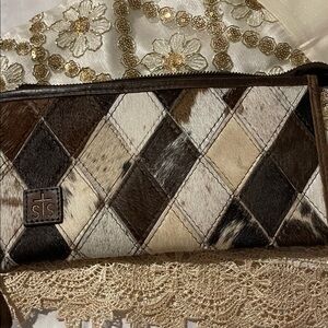 STS Ranchwear Diamond Patchwork Clutch